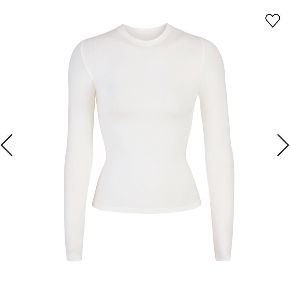 Skims Cotton Jersey Long Sleeve T-Shirt